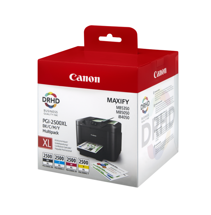 Multipak Canon PGI-2500XL C/M/Y/BK