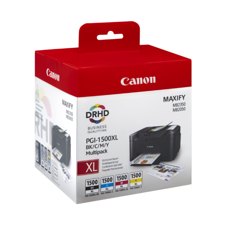 Multipak Canon PGI-1500XL C/M/Y/BK