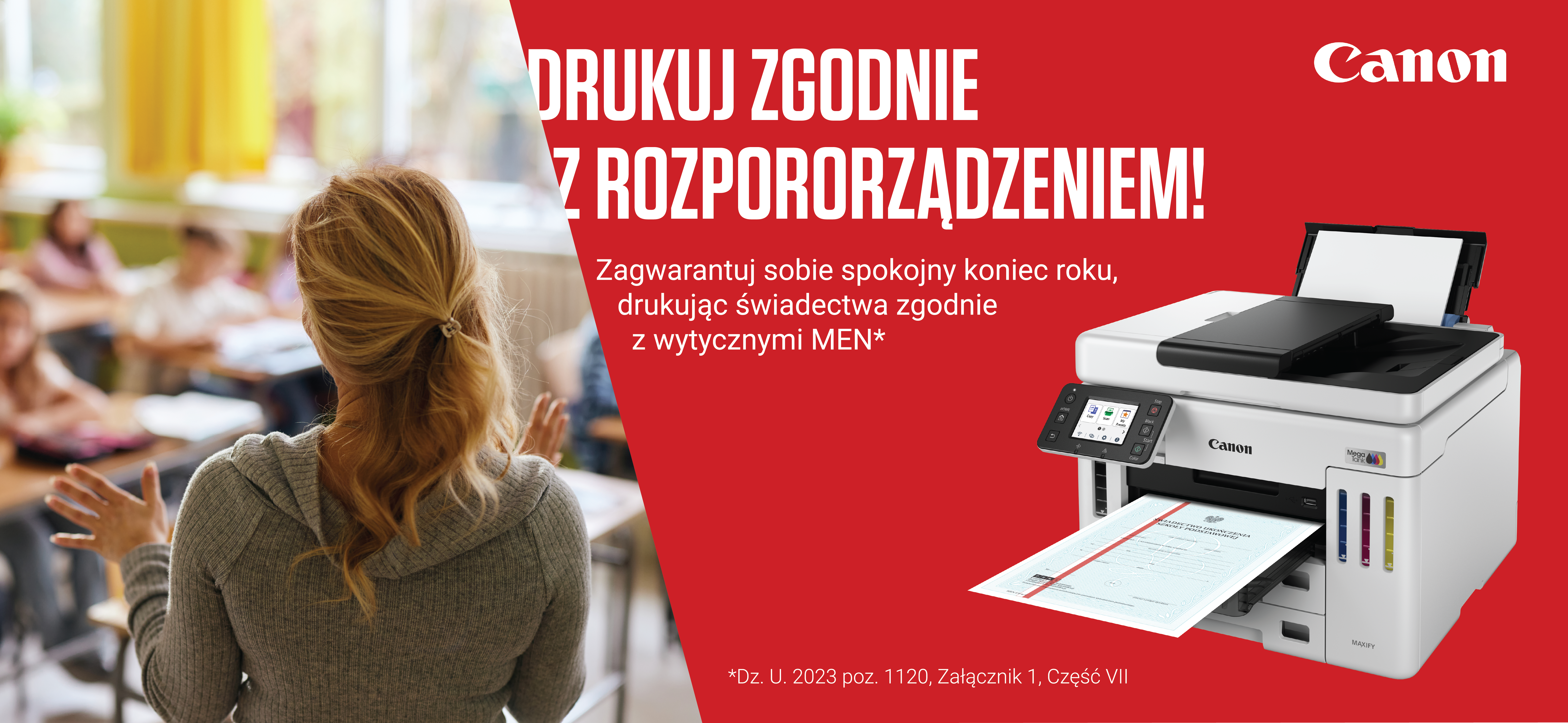 Świadectwa zgodne z MEN
