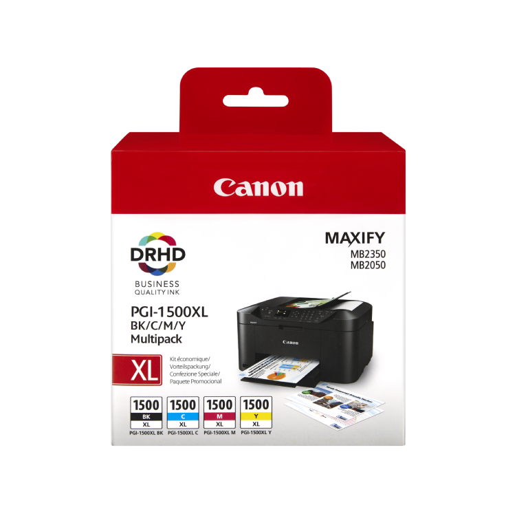 Multipak Canon PGI-1500XL C/M/Y/BK