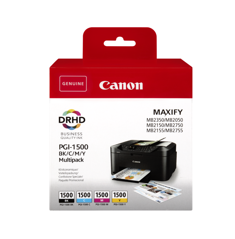 Multipak Canon PGI-1500 C/M/Y/BK